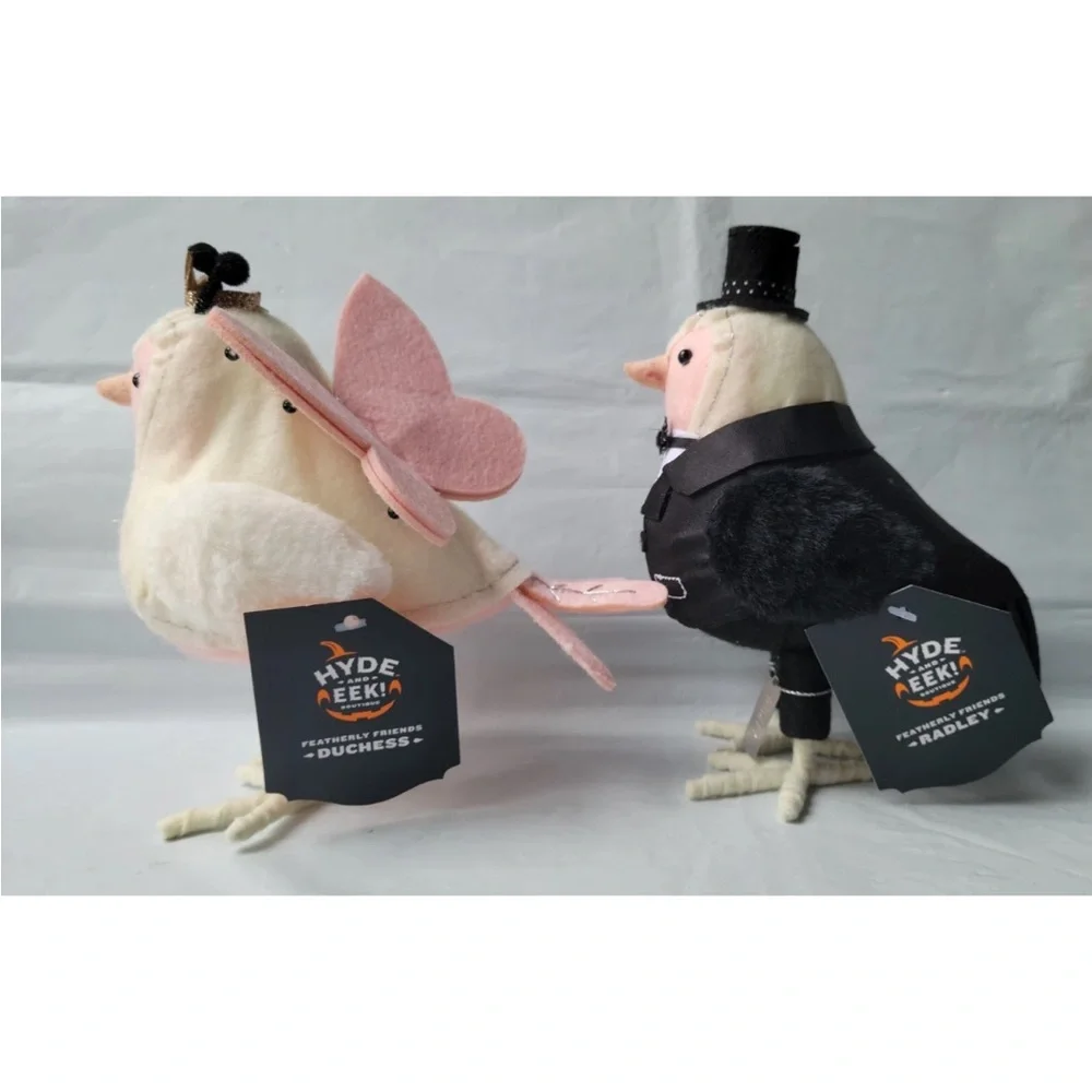 2023 Hyde & Eek Halloween Fabric Birds Set Radley Duchess Bootiful Pink Wedding